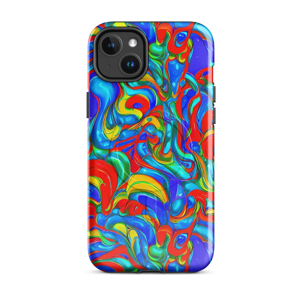 Hypercolor Flow on MagSafe Tough Case for iPhone® — Front