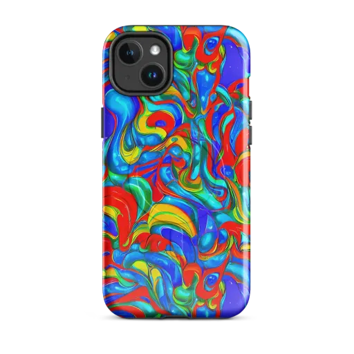 Hypercolor Flow on a MagSafe Tough Case for iPhone®
