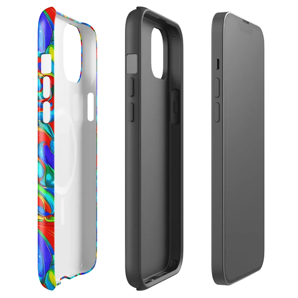 Hypercolor Flow on MagSafe Tough Case for iPhone® — Front