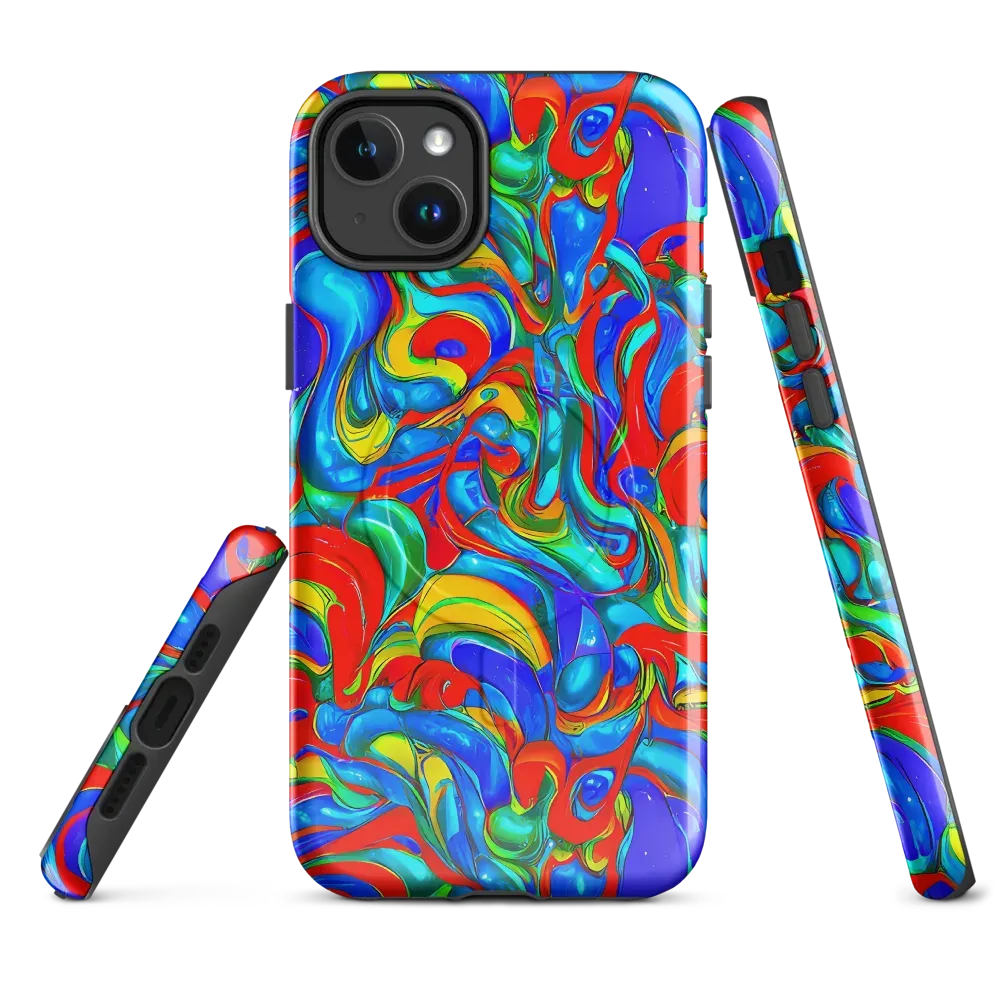 Hypercolor Flow on MagSafe Tough Case for iPhone® — Front