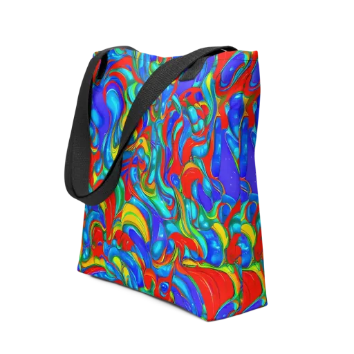 Hypercolor Flow on a Tote Bag