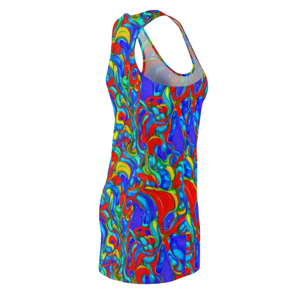 Hypercolor Flow on Racerback Dress — Back Side