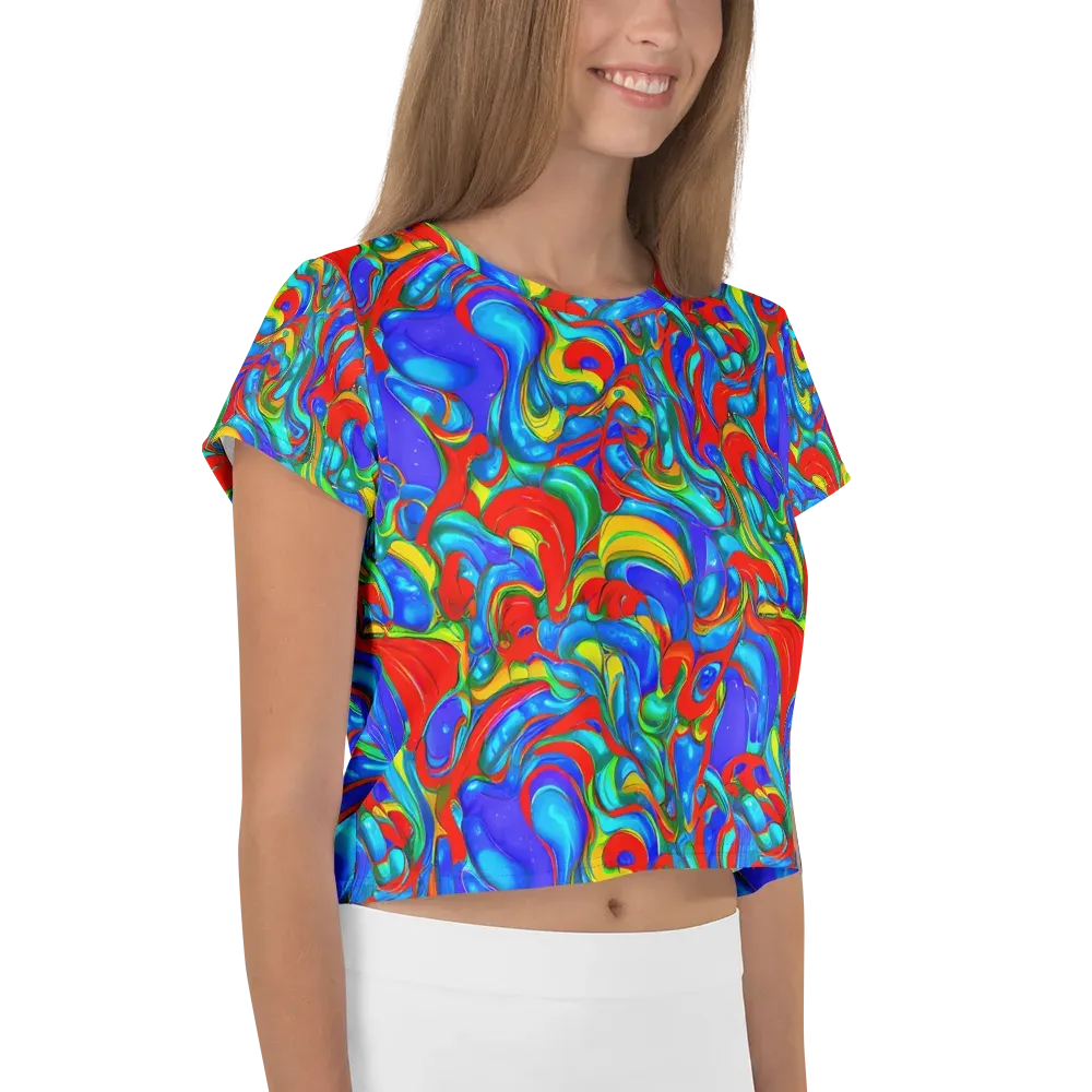 Hypercolor Flow on Crop Tee — Right