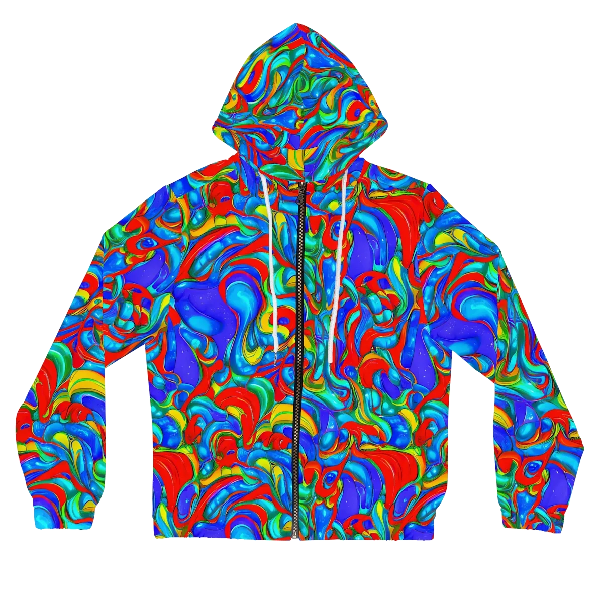 Hypercolor Flow on Women's Full-Zip Hoodie — Front