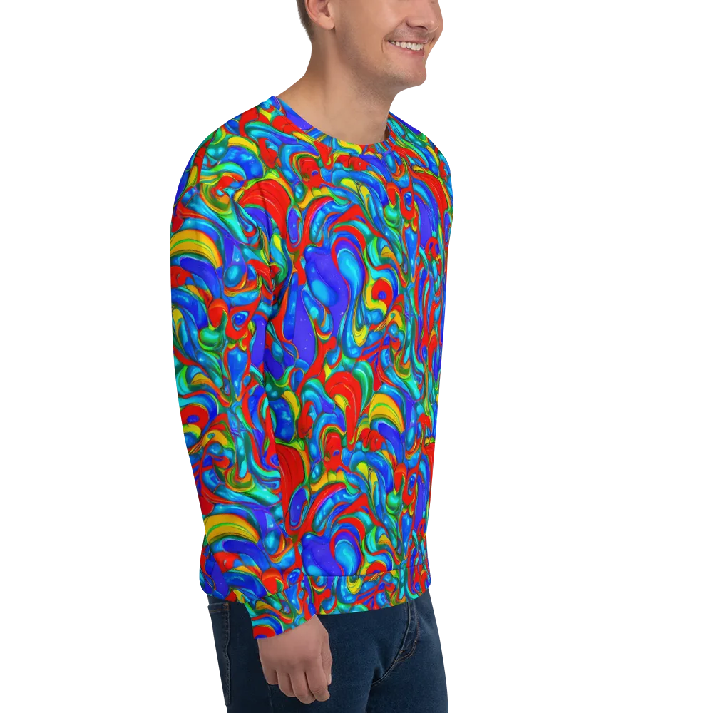 Hypercolor Flow on Sweatshirt — Right Front