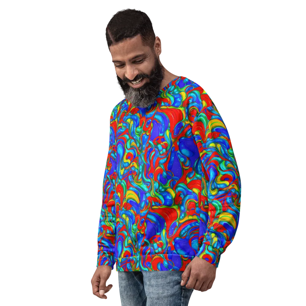 Hypercolor Flow on Sweatshirt — Left Front
