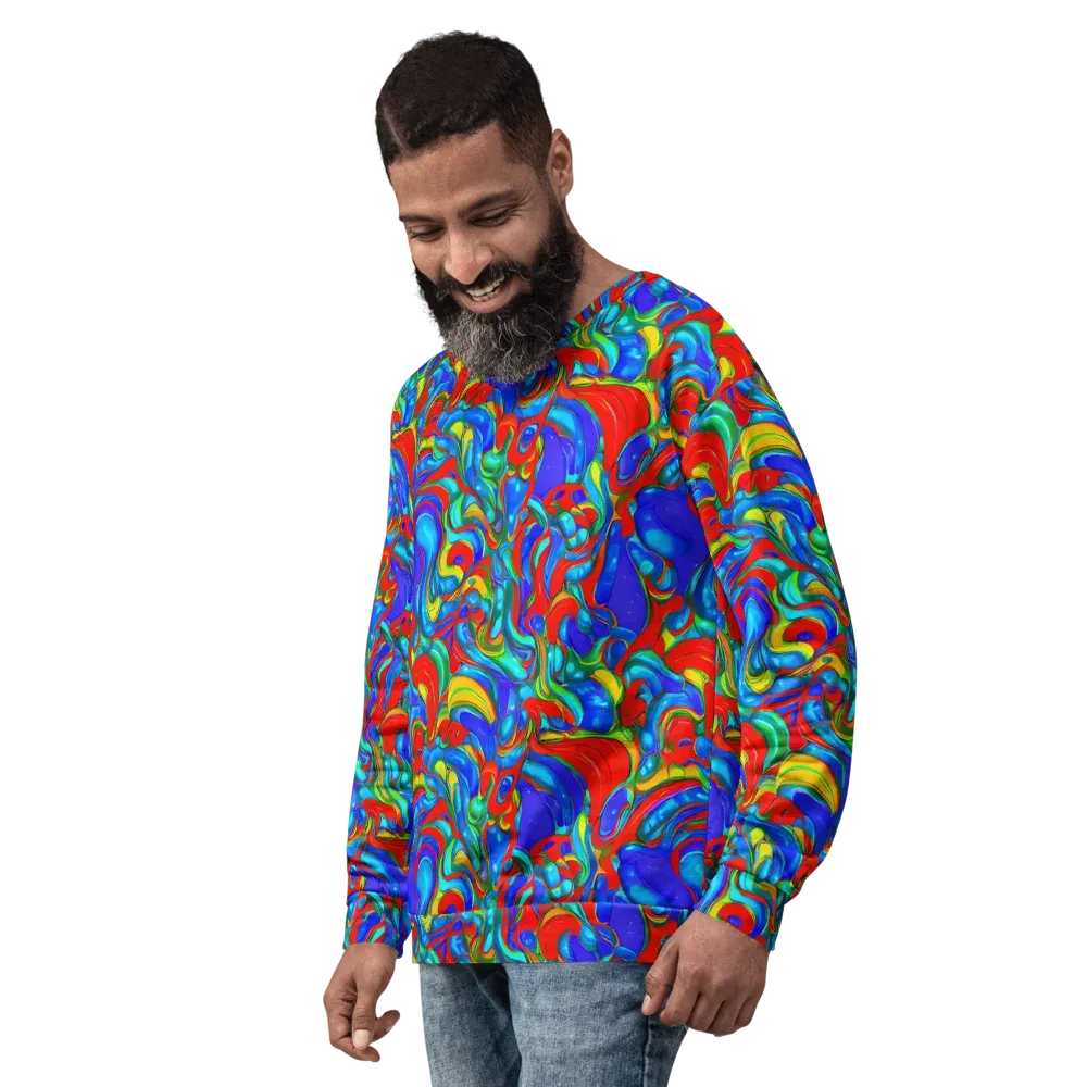 Hypercolor Flow on Sweatshirt — Left Front