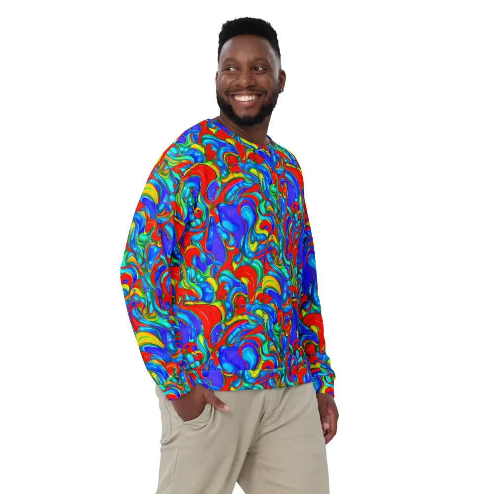 Hypercolor Flow on Sweatshirt — Front
