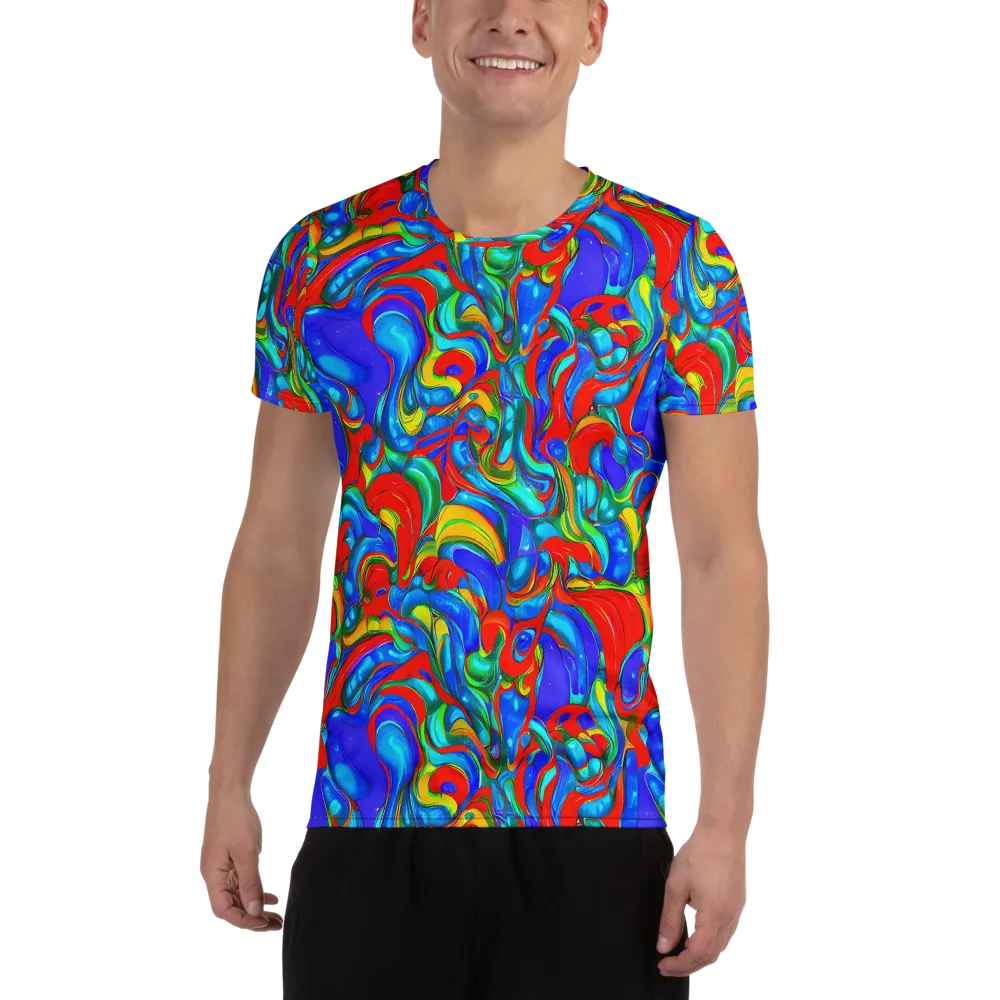 Hypercolor Flow on Men's Athletic T-Shirt — Front