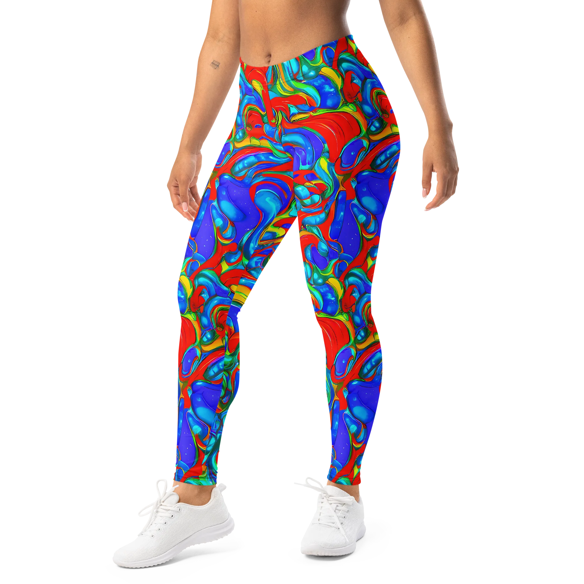 Hypercolor Flow on Leggings — Left Front