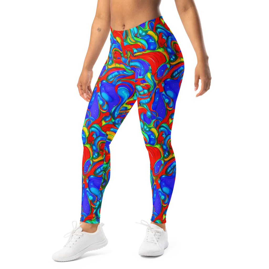 Hypercolor Flow on Leggings — Left Front