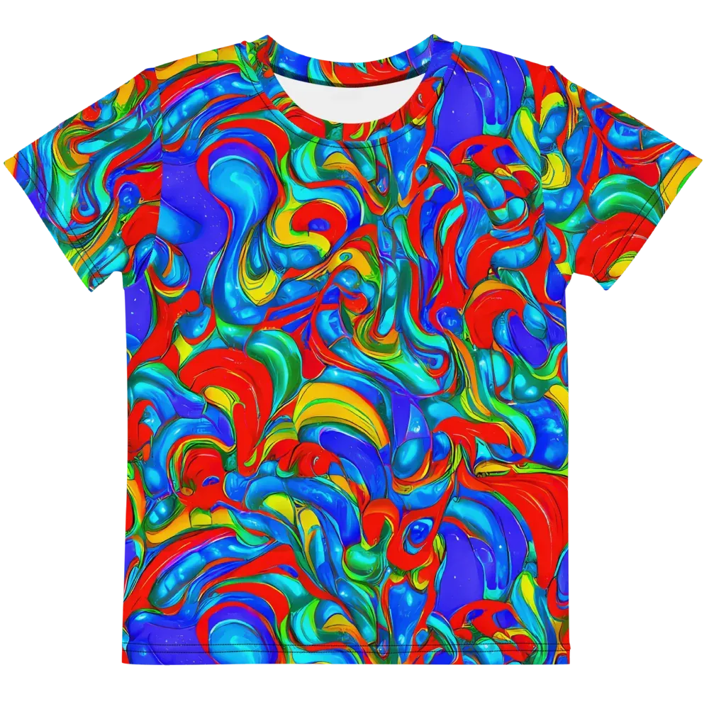 Hypercolor Flow on Kids Crew Neck T-Shirt — Front