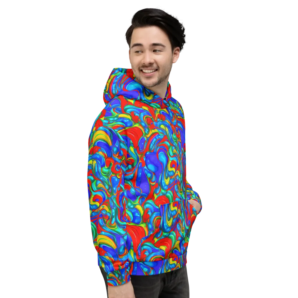 Hypercolor Flow on Hoodie — Right