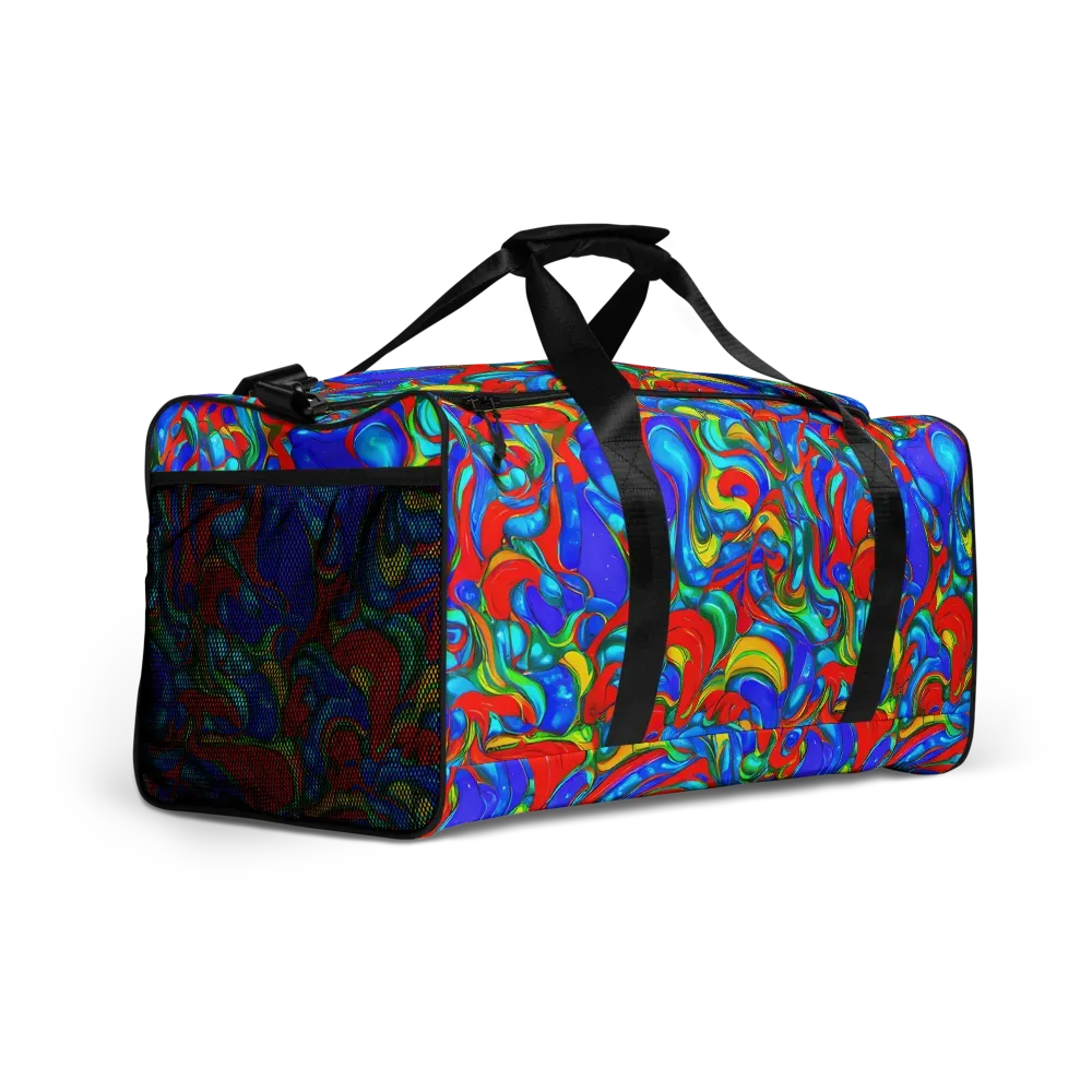 Hypercolor Flow on Duffle Bag — Right Front