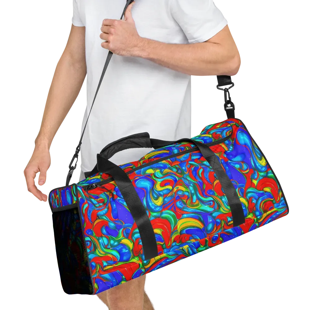 Hypercolor Flow on Duffle Bag — Right Front