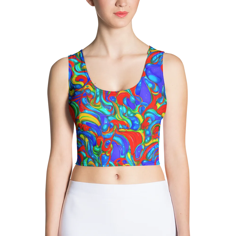 Hypercolor Flow on Crop Top — Front