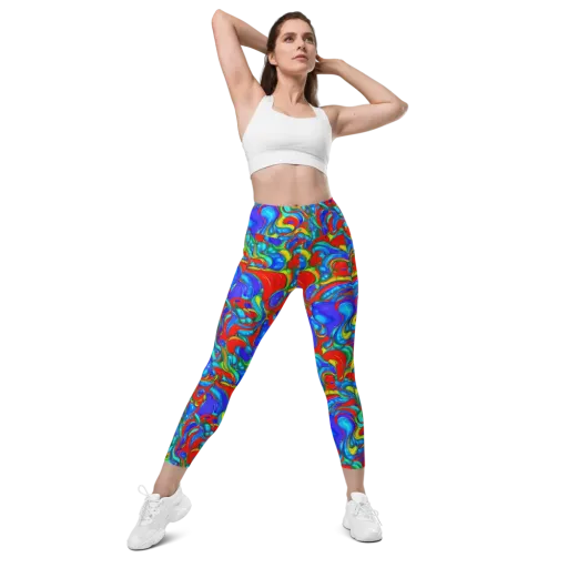 Hypercolor Flow on a Leggings with Pockets