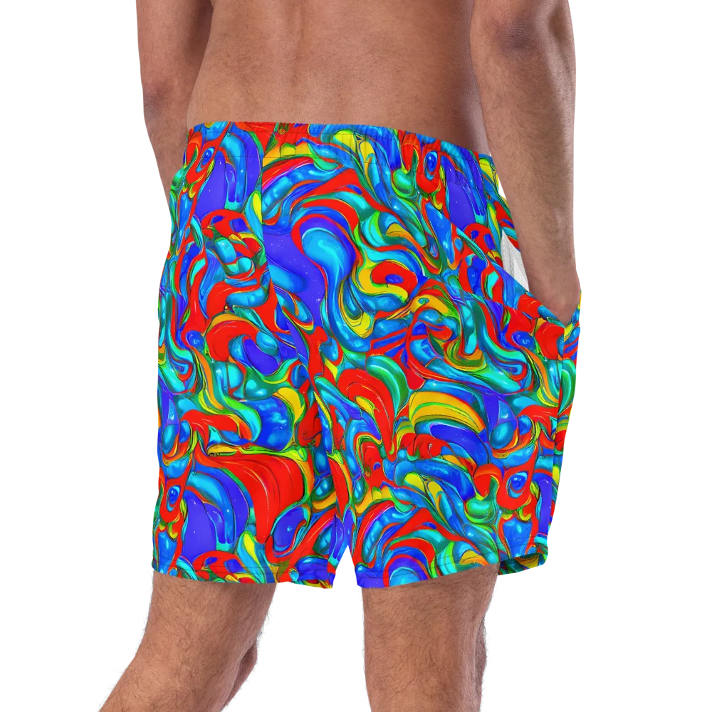 Hypercolor Flow on Swim Trunks — Right Back