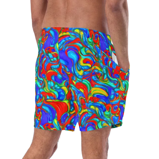 Hypercolor Flow on a Swim Trunks