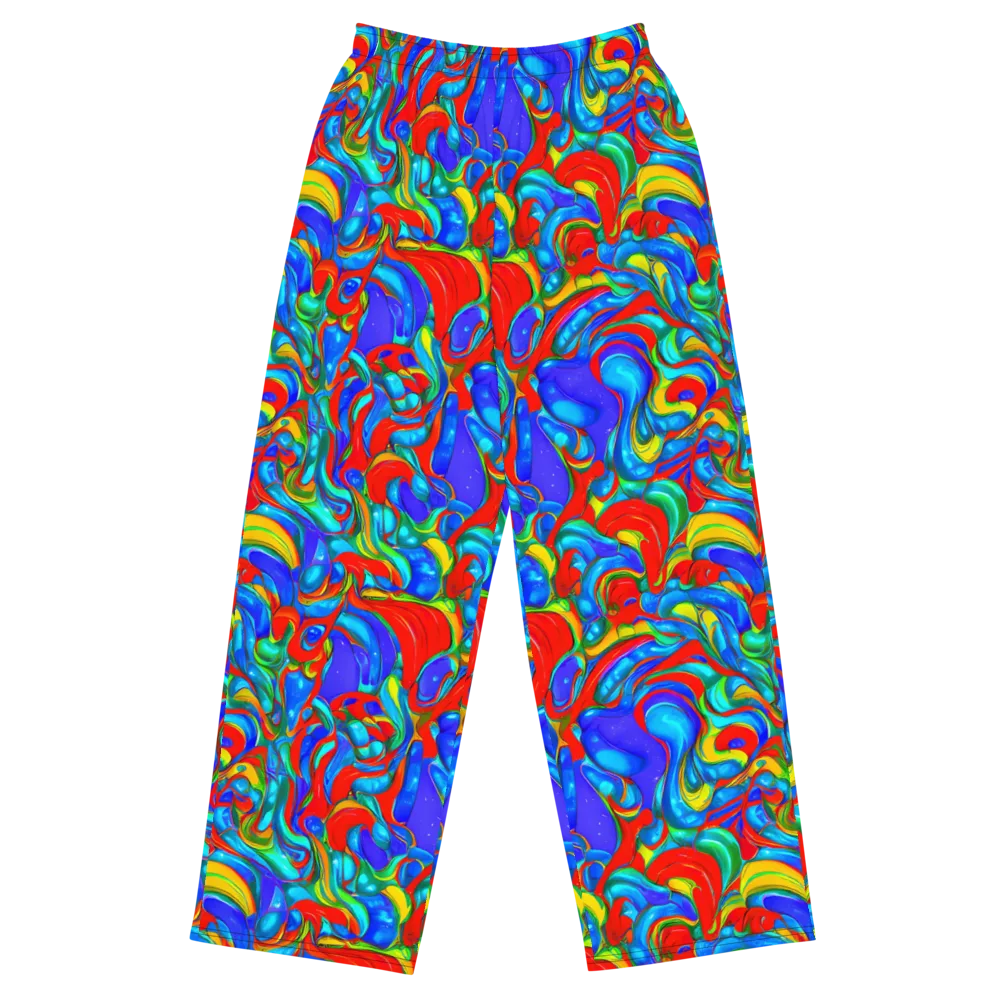 Hypercolor Flow on Wide-Leg Pants — Front