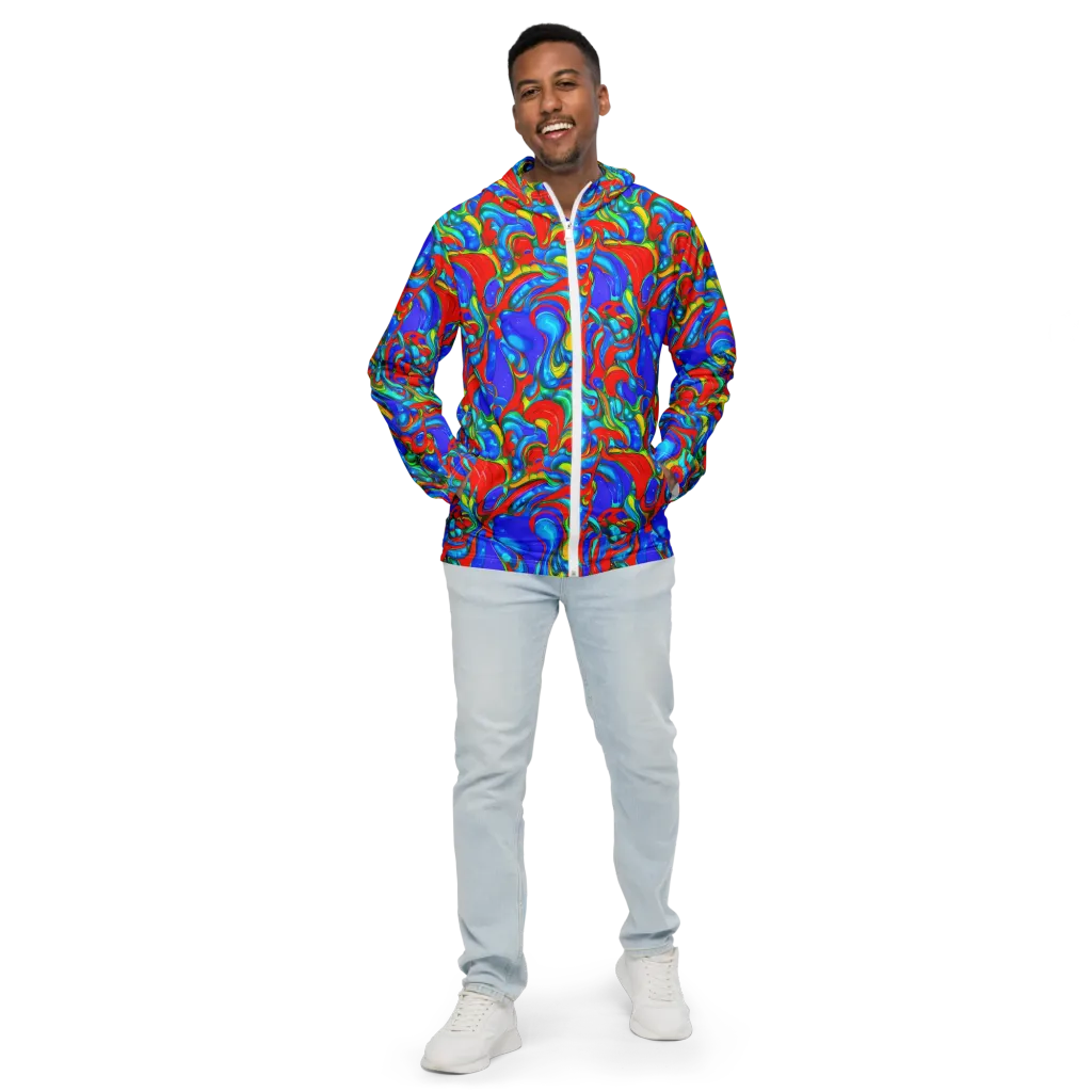 Hypercolor Flow on Men's Windbreaker — Front
