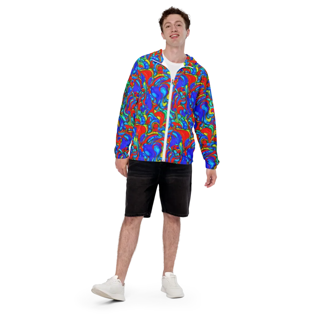 Hypercolor Flow on Men's Windbreaker — Front