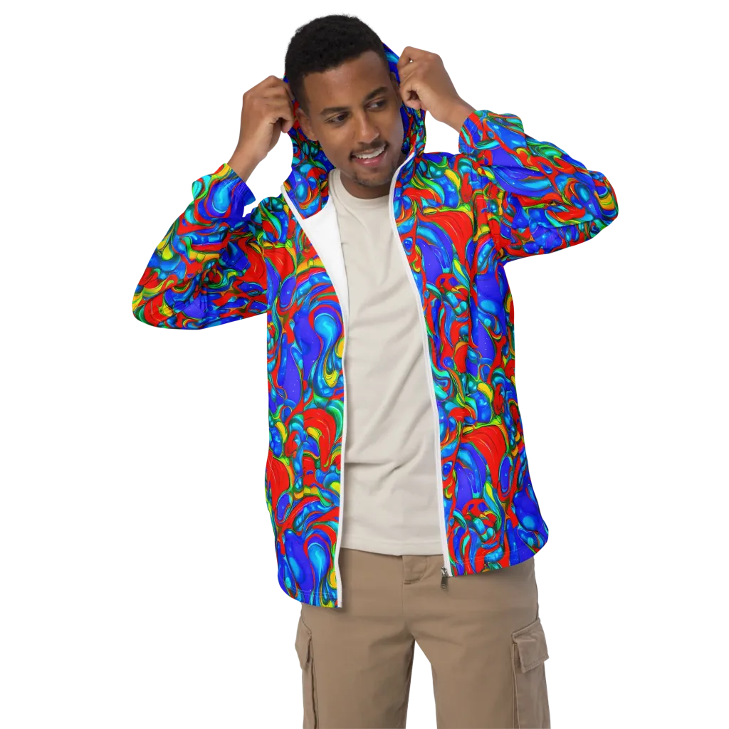 Hypercolor Flow on Men's Windbreaker — Front