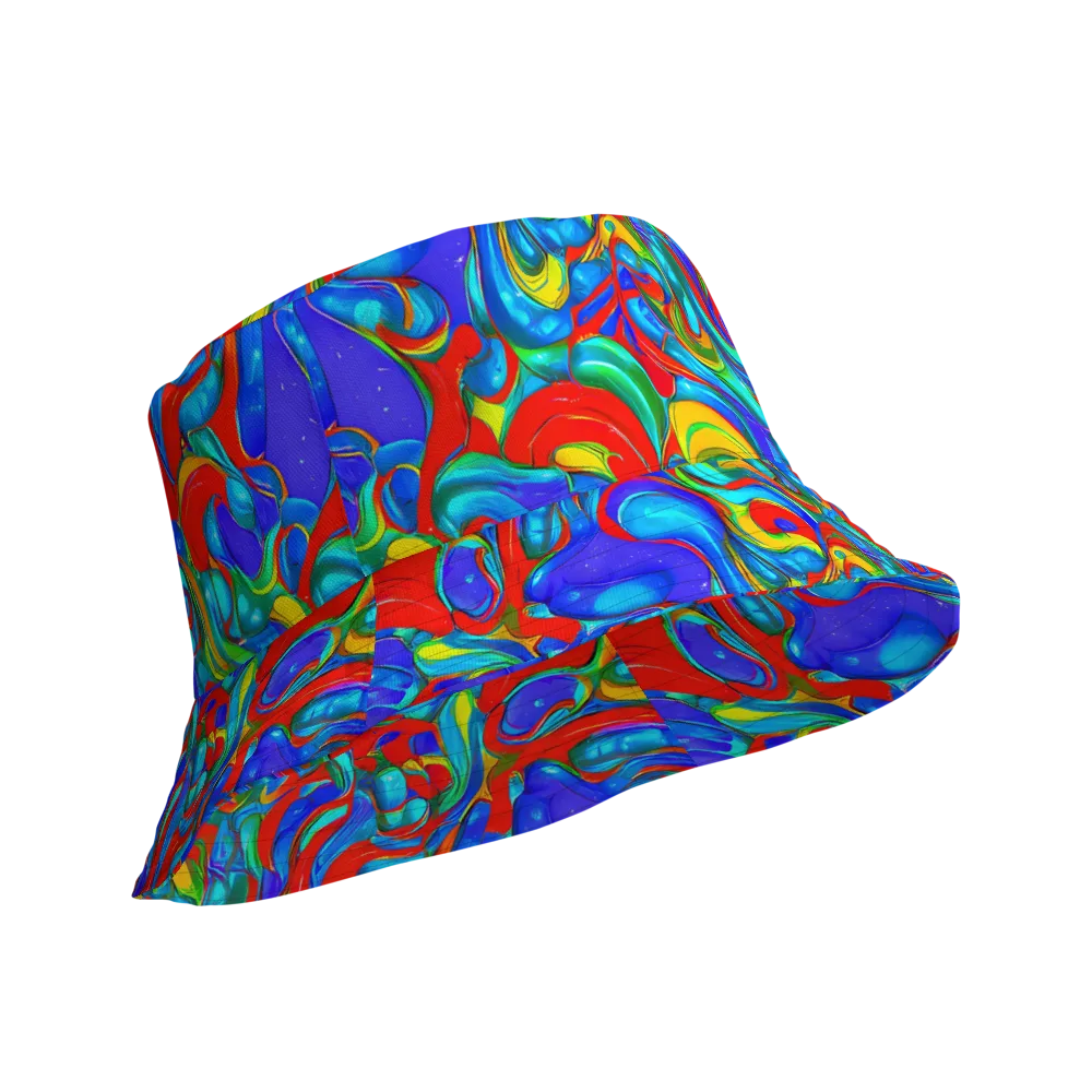 Hypercolor Flow on Reversible Bucket Hat — Product details Outside