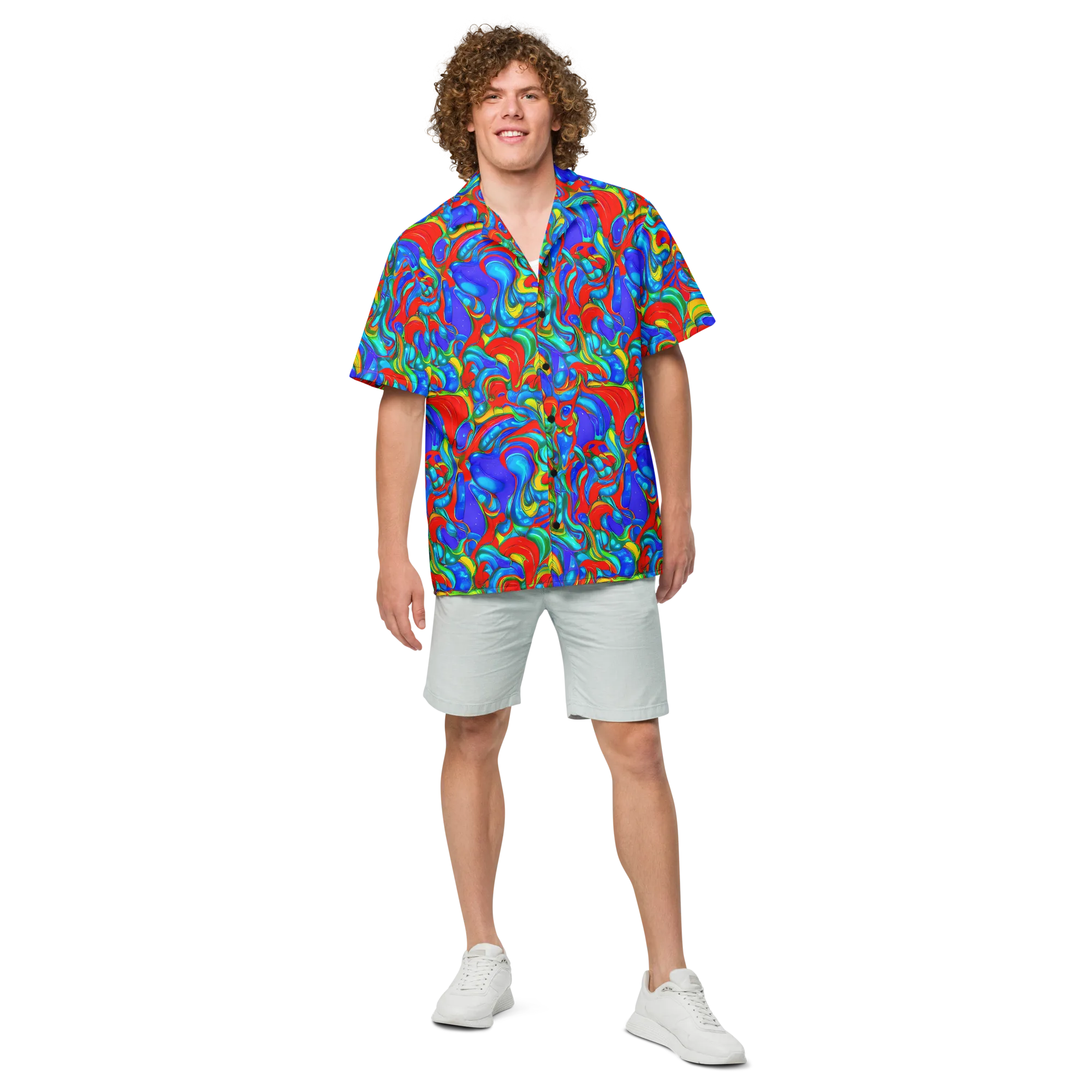 Hypercolor Flow on Button Shirt — Front