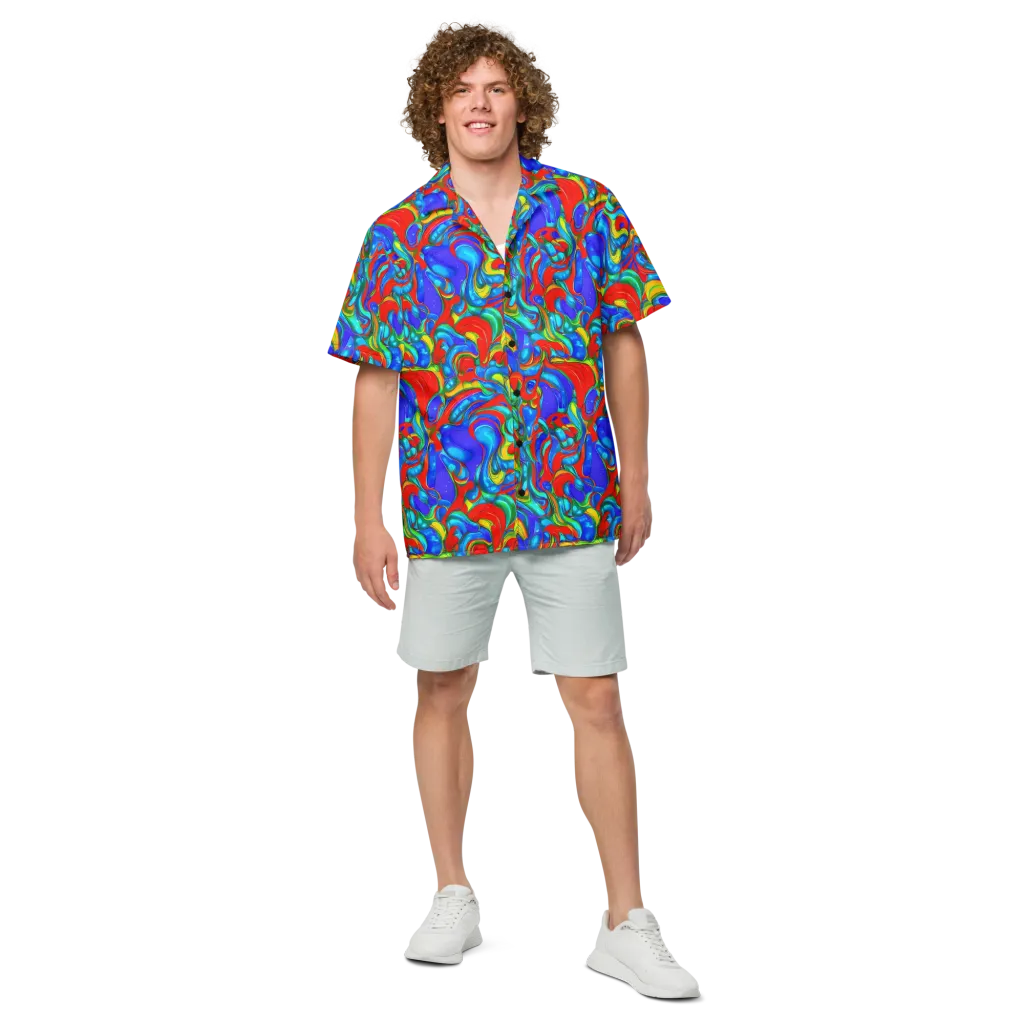Hypercolor Flow on Button Shirt — Front