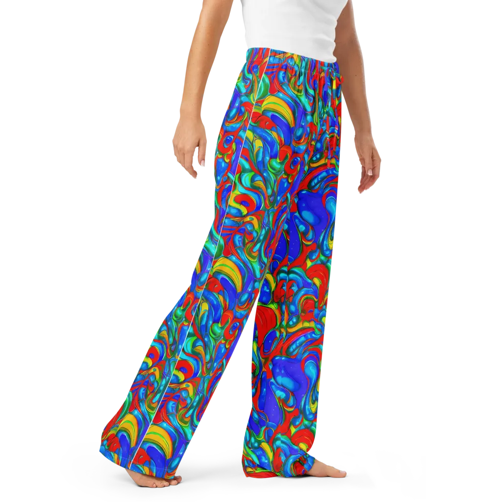 Hypercolor Flow on Women's Pajama Pants — Right Front