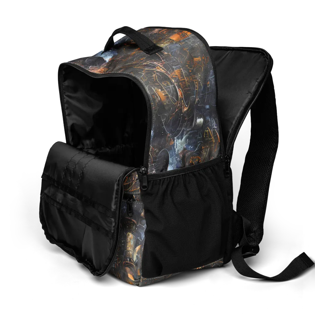 Midnight Mechanica on Utility Backpack — Product details 2