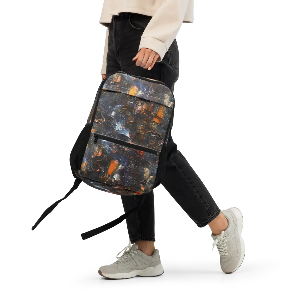 Midnight Mechanica on Utility Backpack — Front