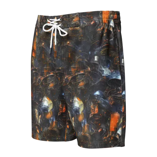 Midnight Mechanica on a Men's Board Shorts