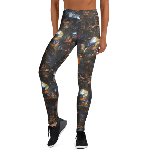 Midnight Mechanica on a Yoga Leggings