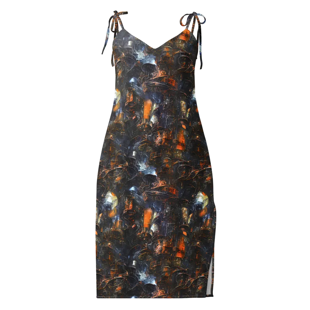Midnight Mechanica on Slip Dress — Front