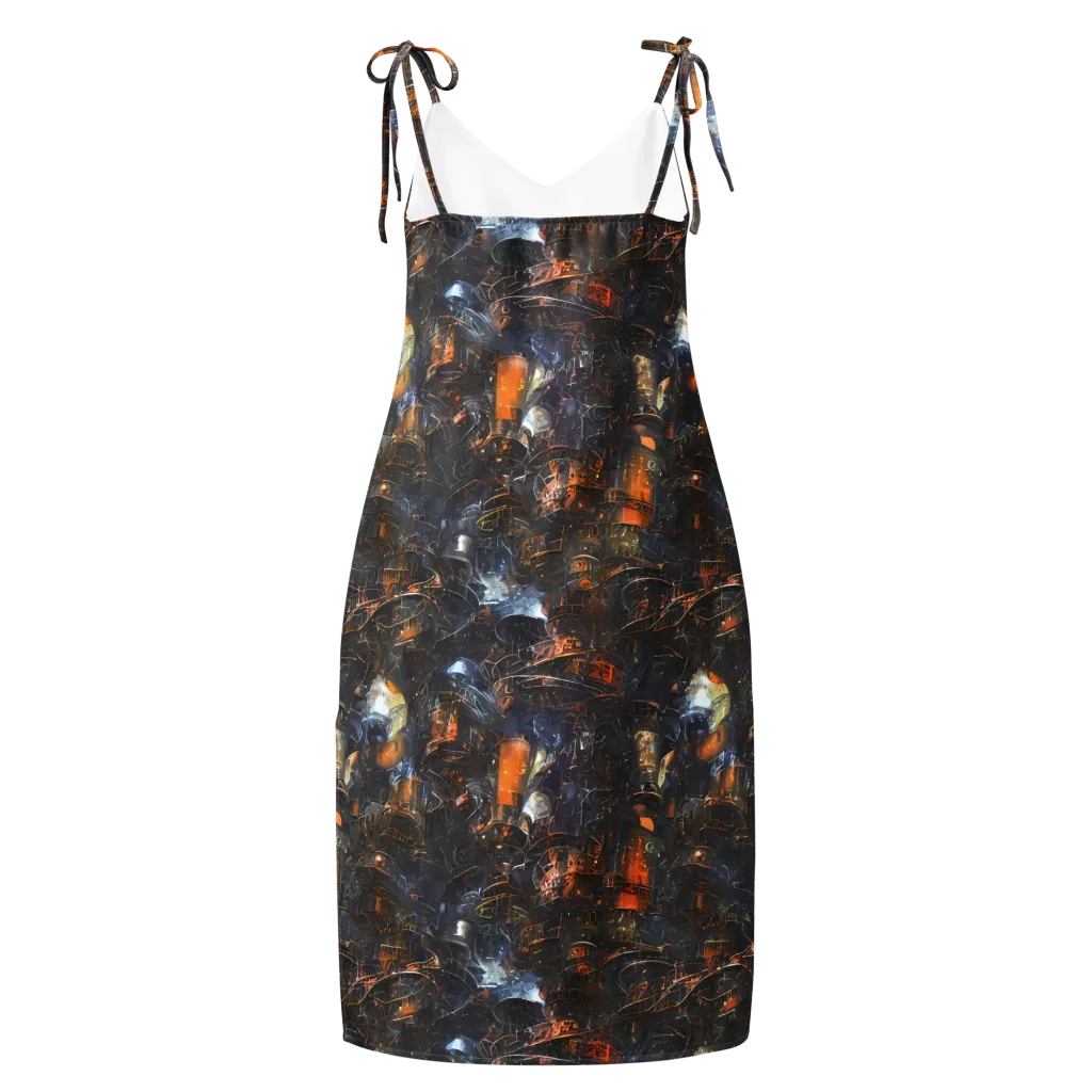 Midnight Mechanica on Slip Dress — Back