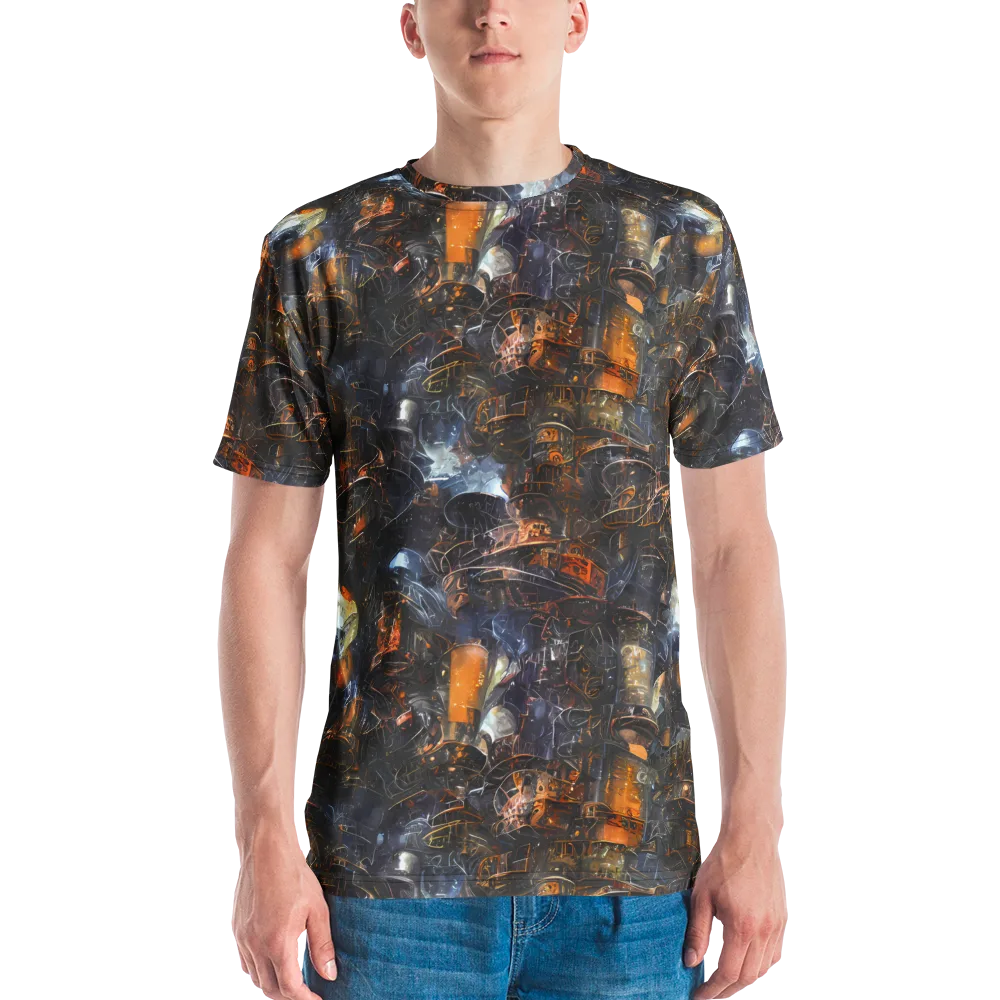 Midnight Mechanica on Men's Crew Neck T-Shirt — Front