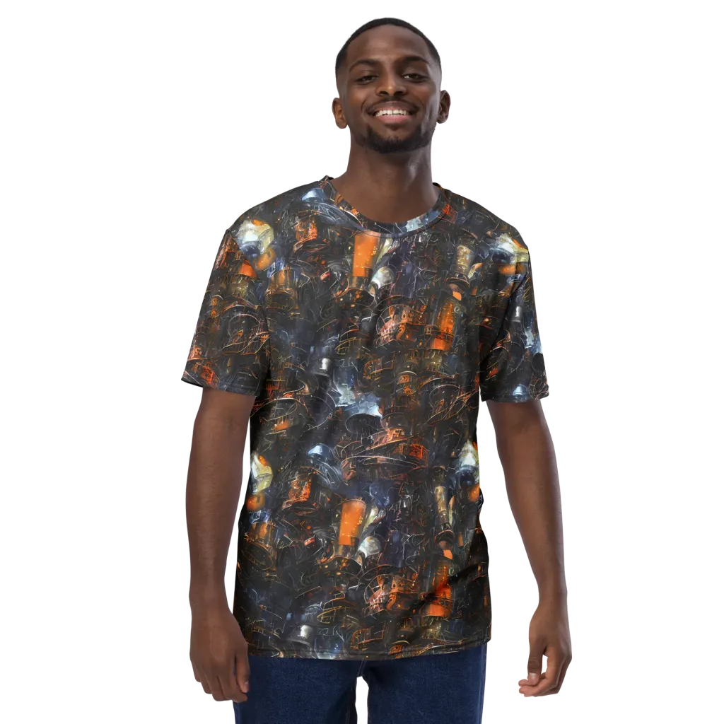 Midnight Mechanica on Men's Crew Neck T-Shirt — Front