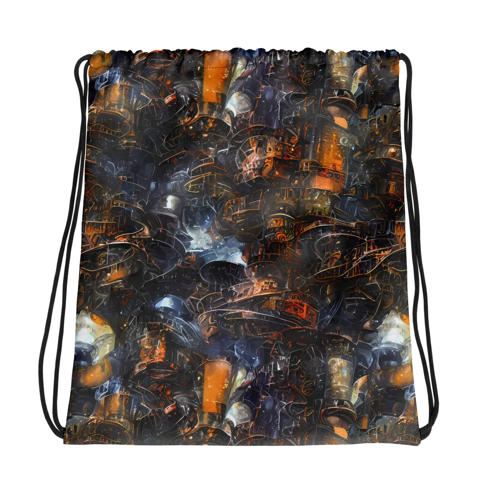 Midnight Mechanica on Drawstring Bag — Photo