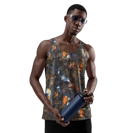 Midnight Mechanica on a Men's Tank Top