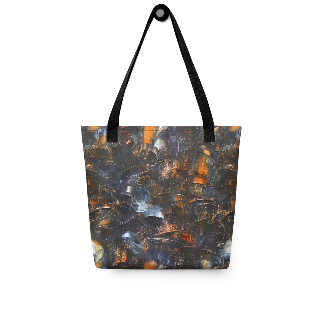Midnight Mechanica on Tote Bag — Front