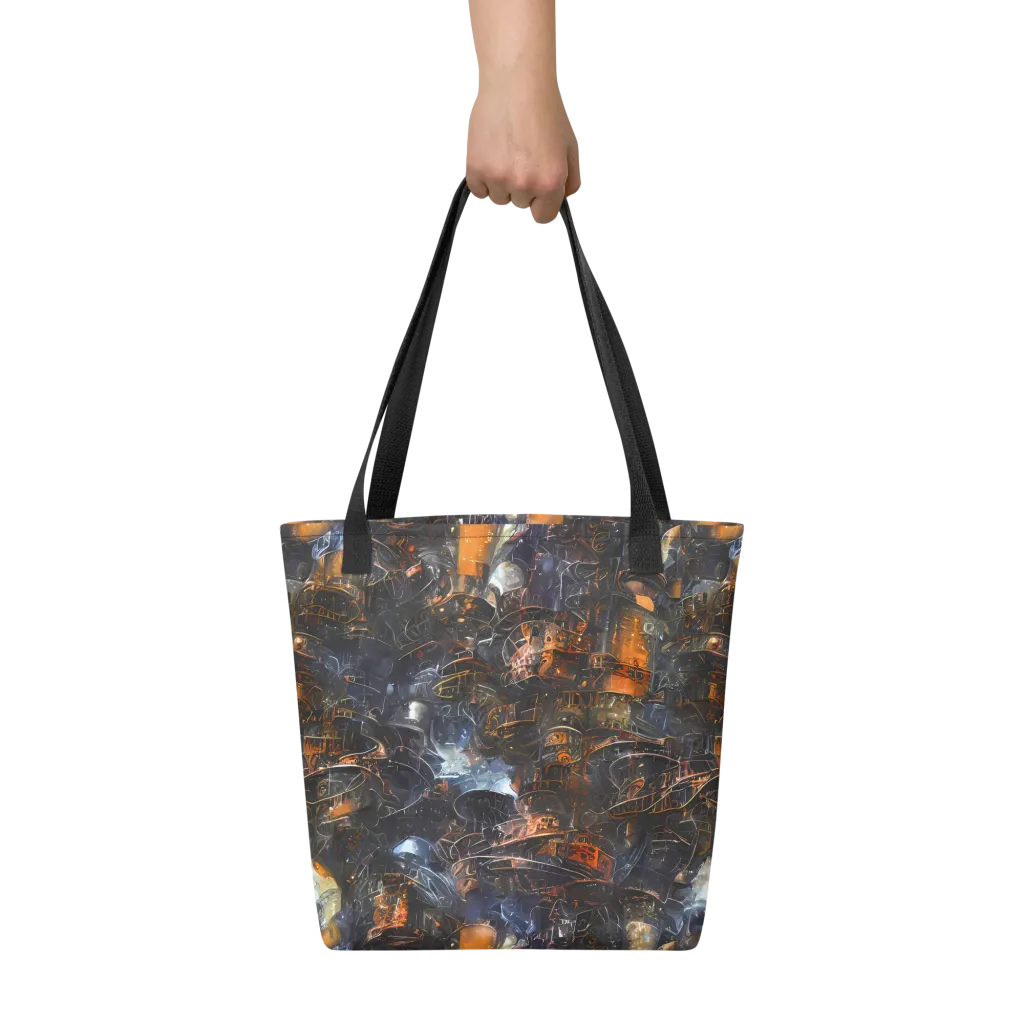 Midnight Mechanica on Tote Bag — Front