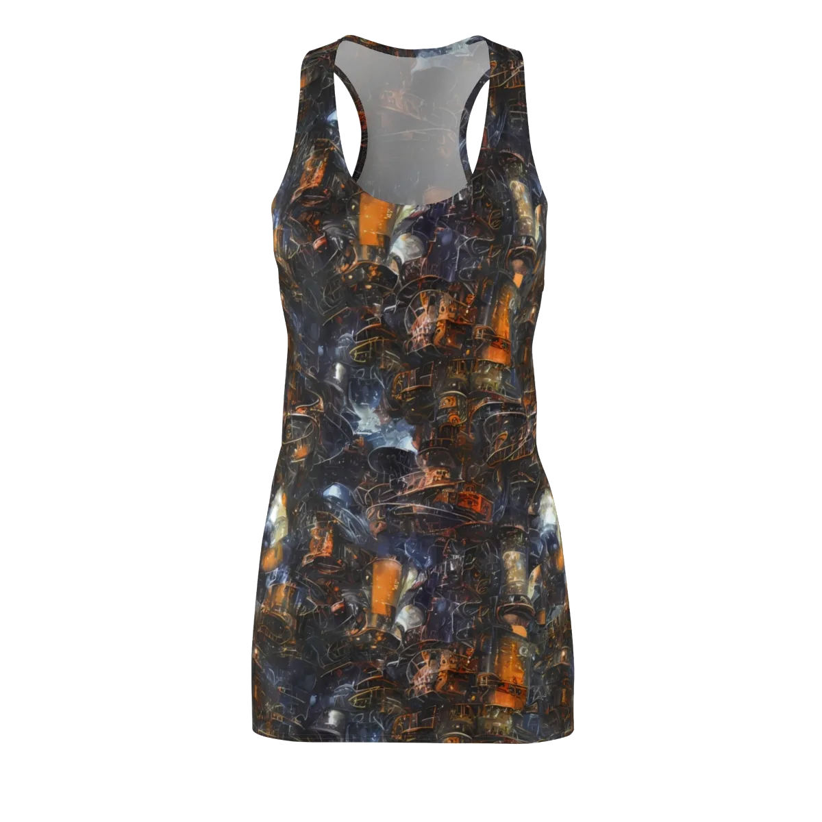 Midnight Mechanica on Racerback Dress — Front