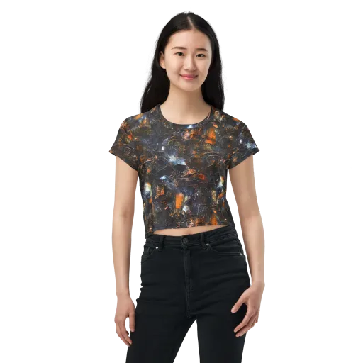 Midnight Mechanica on a Crop Tee