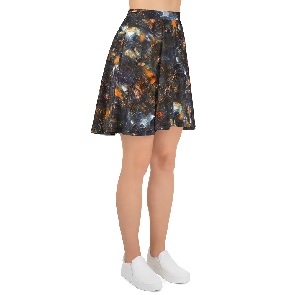 Midnight Mechanica on Skater Skirt — Right