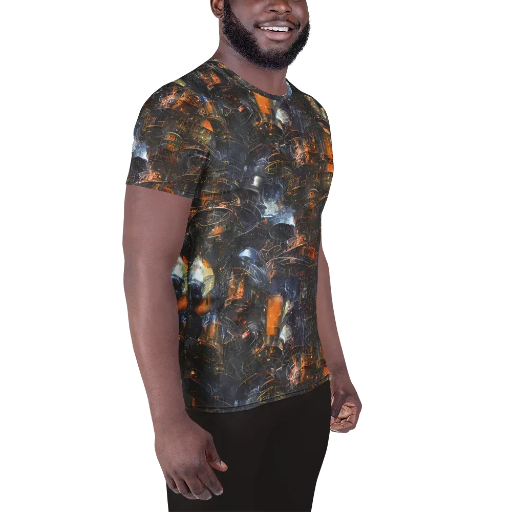 Midnight Mechanica on Men's Athletic T-Shirt — Right