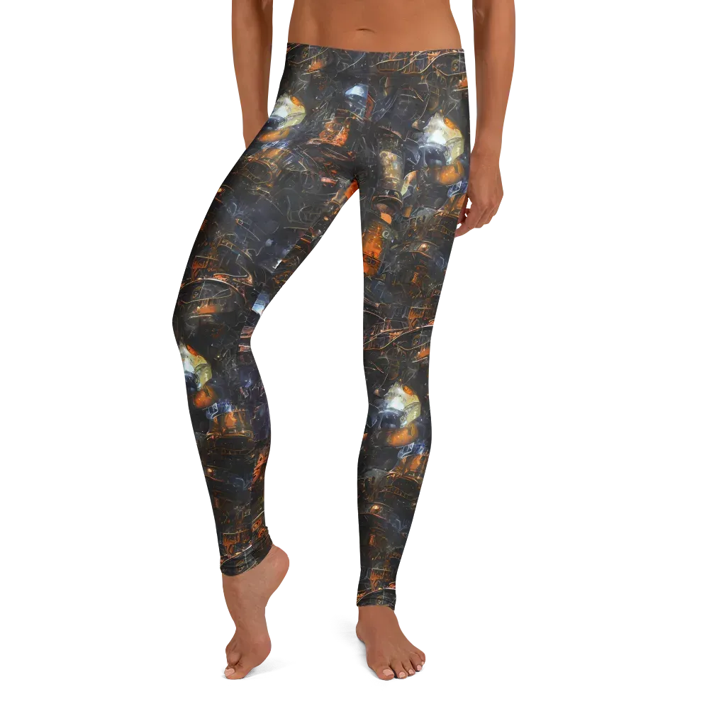 Midnight Mechanica on Leggings — Front