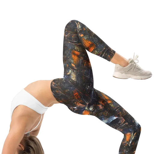 Midnight Mechanica on a Leggings
