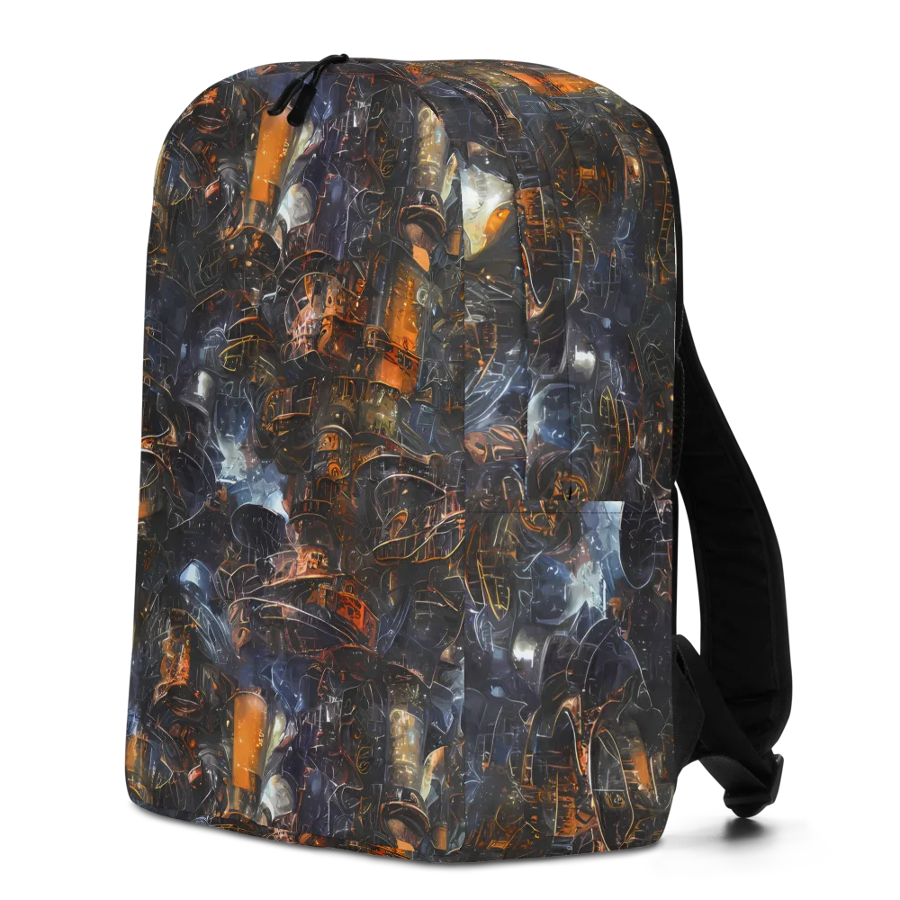 Midnight Mechanica on Minimalist Backpack — Left